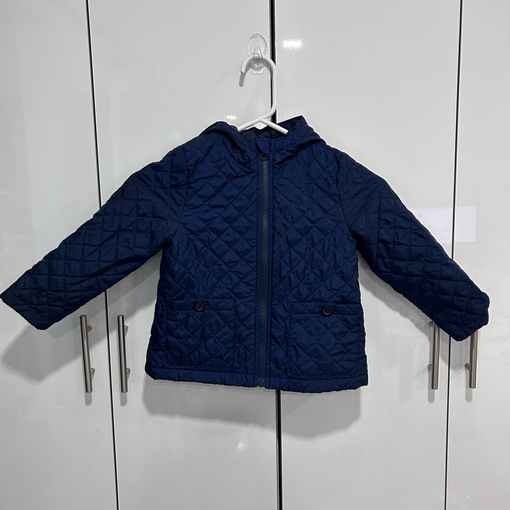 The Children's Place Navy Quilted Puffer Jacket